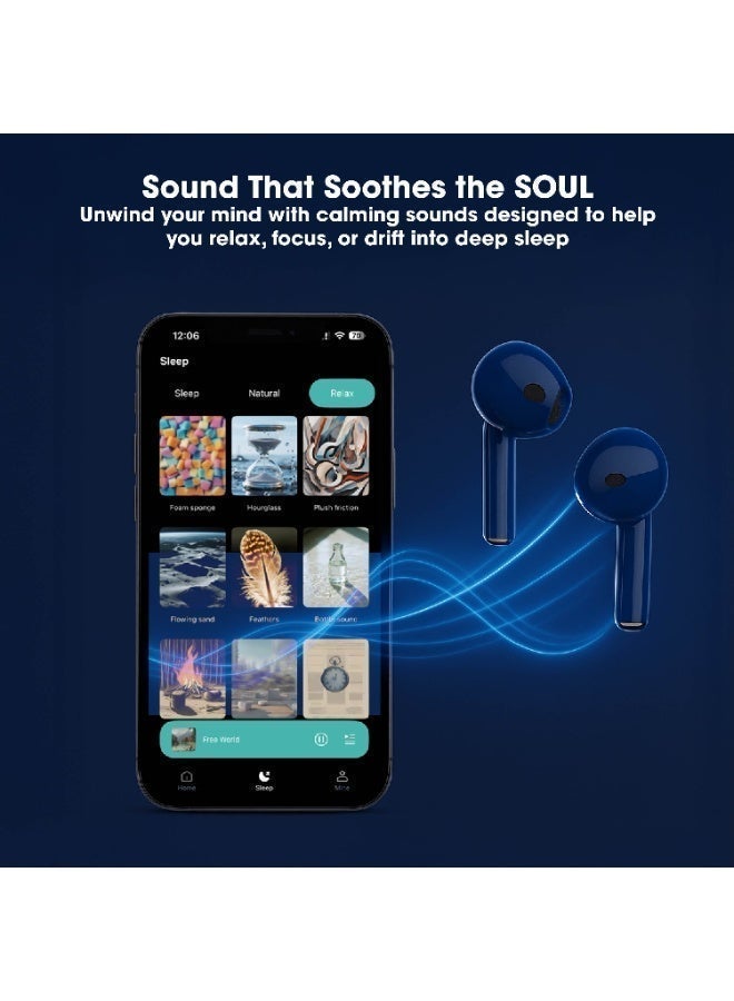 Xcell سماعات الأذن الذكية Xcell SOUL-AI – ترجمة مكالمات حية وفيديو بأكثر من 160 لغة، مساعد ذكي، ترجمة صور وصوت، صوت عالي الجودة بلوتوث 5.4، بطارية 6 ساعات، ضمان 2 سنة، لون أزرق - Image 3